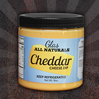 glas all naturals cheddar cheese dip wisconsin